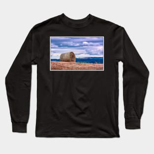 Bale of Hay in Annapolis Valley Long Sleeve T-Shirt